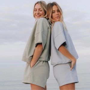 DAILY DRILLS dew (green) sweatshorts!